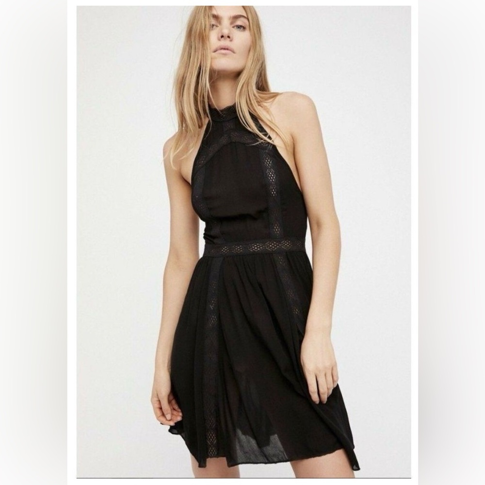 FREE PEOPLE Halter Dress FALLING FOR YOU